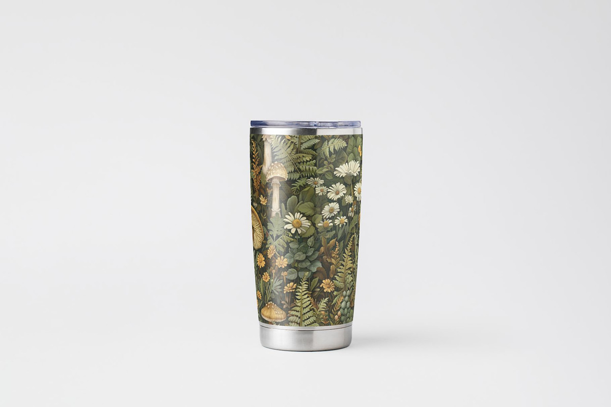18 Woodland Flora Seamless Pattern, a Pattern Graphic by Inknfolly (Photo 7 of 7)