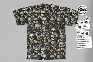 Seamless Skulls AOP