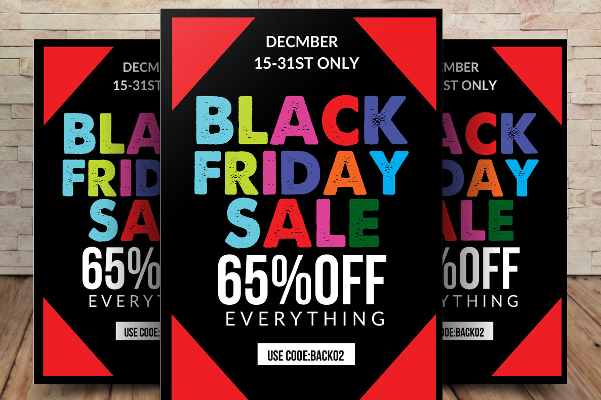 Black Friday Sale Flyer, a Flyer Template by graphicforest (Photo 1 of 4)