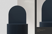 5 Podium with Transparent Background, a Background Graphic by faustudio (Thumbnail 4 of 7)