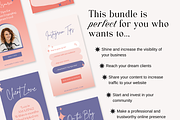 Pinterest Pin Templates Bold Canva, a Social Media Template by HerstedHertz (Thumbnail 9 of 9)