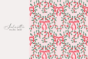 Christmas Mistletoe Ornamental Print, a Pattern Graphic by SirenaArt (Thumbnail 4 of 14)