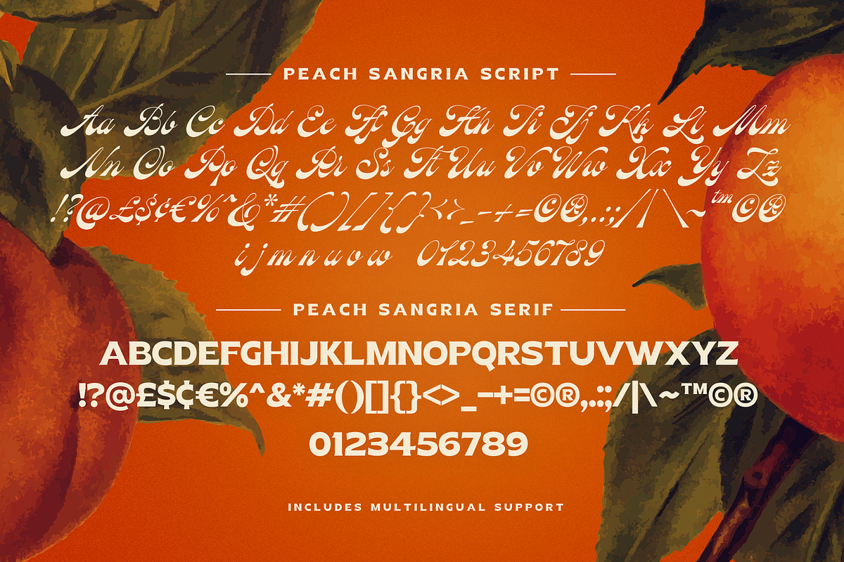 Peach Sangria Font Duo, a Script Font by Sam Parrett (Photo 13 of 13)