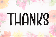 Rainbow Flower | Script Font, a Script Font by Scratchones (Thumbnail 8 of 8)