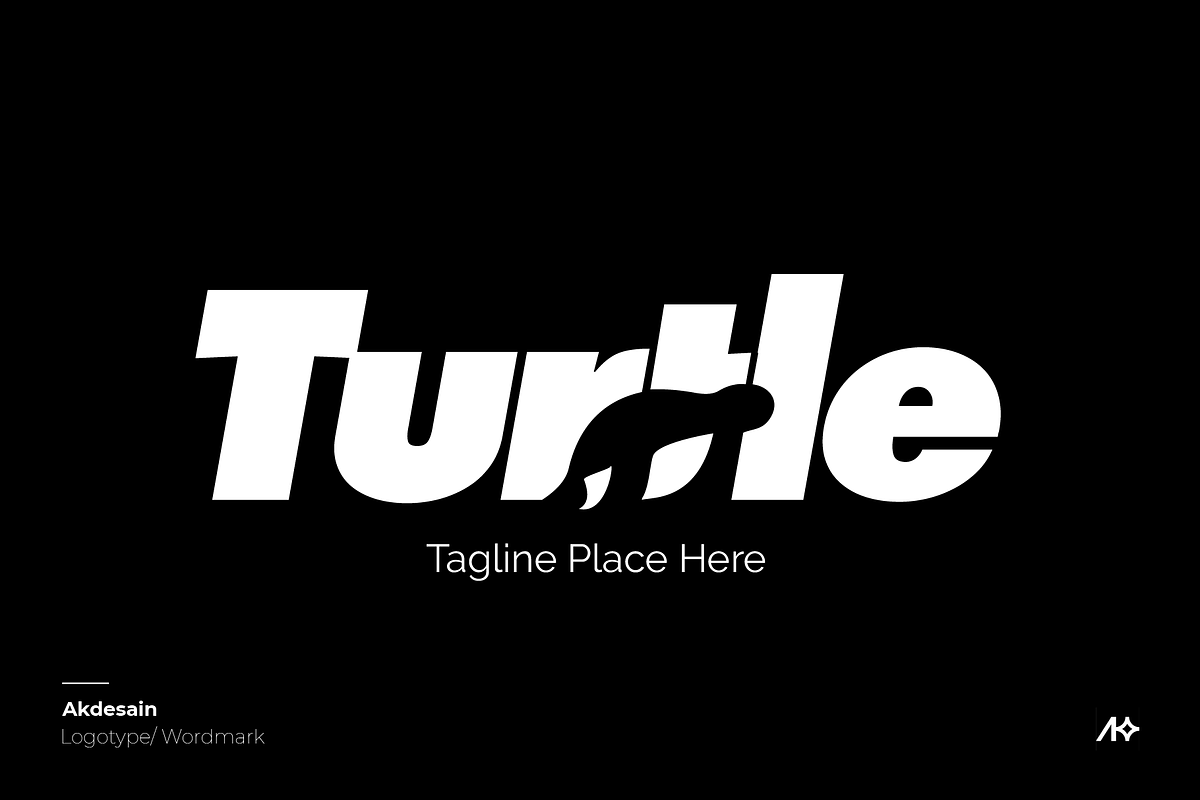 Turtle Wordmark Logo, a Branding & Logo Template by Akdesain