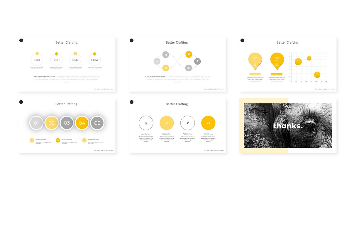 Crafted - Google Slides Template, a Presentation Template by AQR Studio