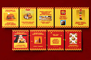 Food and Beverage Instagram Carousel, a Social Media Template by Attype (Thumbnail 2 of 5)