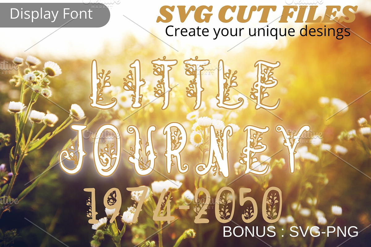 Little Journey font, Wildflower font, a Font by Tattoo Worker Studio (Photo 1 of 4)