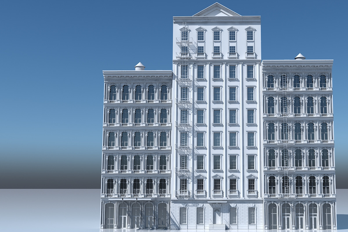 Commercial Building Facade 17, an Architecture 3D Model by Giimann (Photo 14 of 14)