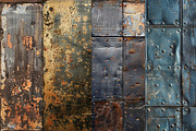 Distressed Metal Digital Papers, a Background Graphic by BonaDesigns (Thumbnail 3 of 5)