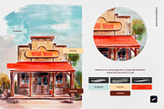 Watercolor Procreate Retro Brushes, a Brush Add-On by Spasibenko Art (Thumbnail 10 of 12)