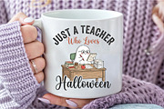 Just a Teacher Who Loves Halloween, a Seasonal Illustration by DreamCafeArt (Thumbnail 7 of 7)