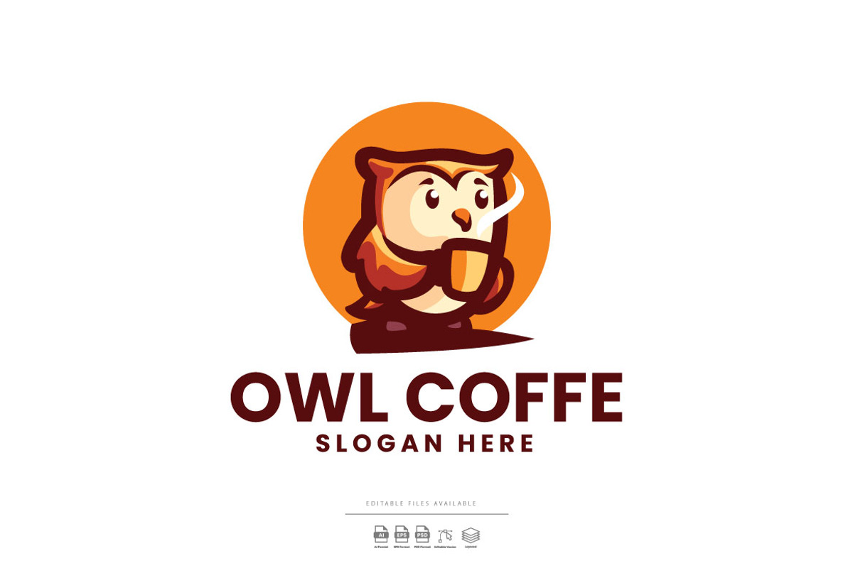 Owl Coffe Logo, a Branding & Logo Template by Ary_ngeblur