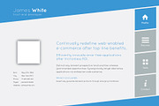 Horizontal, 4 Pages Resume, a Resume Template by 8Link (Thumbnail 3 of 5)