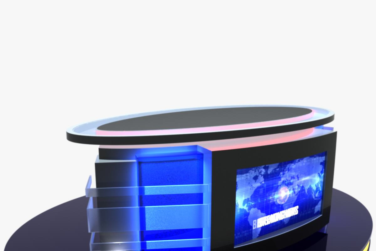 TV Studio Desk Collection (12 PCS), a Furniture 3D Model by akerStudio (Photo 146 of 153)