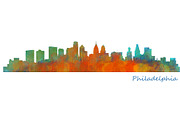 10 x Files Pack Philadelphia Skyline, an Illustration by HQPhoto Store (Thumbnail 5 of 6)