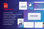 FEYMENT Payment PowerPoint Template, a Presentation Template by Rizki Herdian (Thumbnail 1 of 5)
