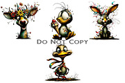 Whimsical Birthday Animal Clipart, an Illustration by Craft Nest (Thumbnail 8 of 8)