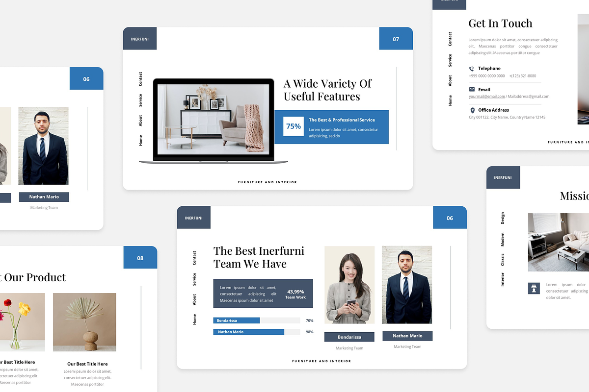 Furniture And Interior Google Slide, a Presentation Template by Annora Studio (Photo 4 of 5)