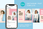 Canva Instagram Template Post Amber, a Social Media Template by Lythcreative (Thumbnail 2 of 5)