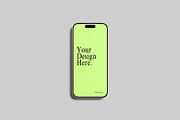 iPhone 16 Pro Mockup, an iPhone Mockup by Graphiculon (Thumbnail 2 of 11)