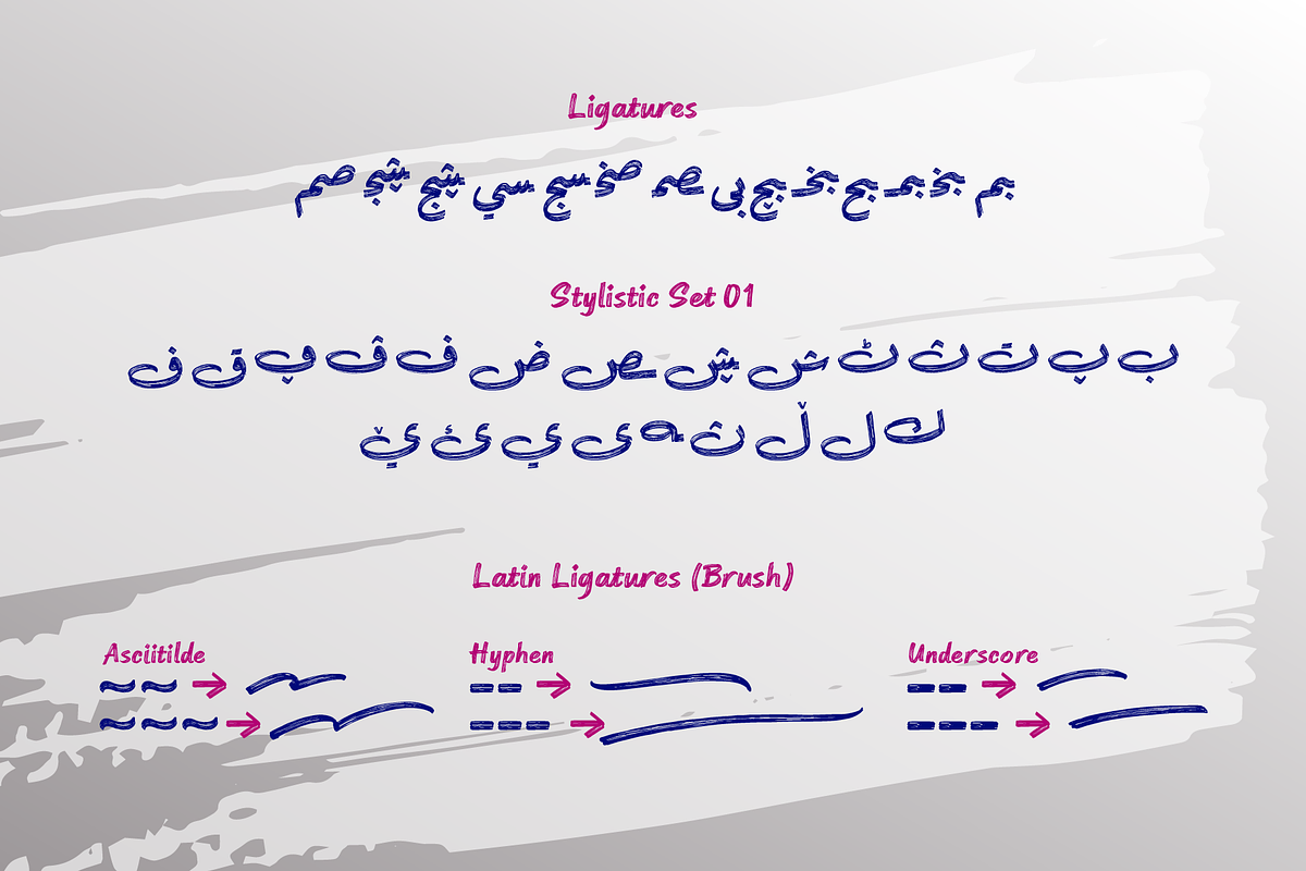 Lemon Brush Arabic | Brush Font, a Handwritten Font by Namela Studio (Photo 5 of 8)