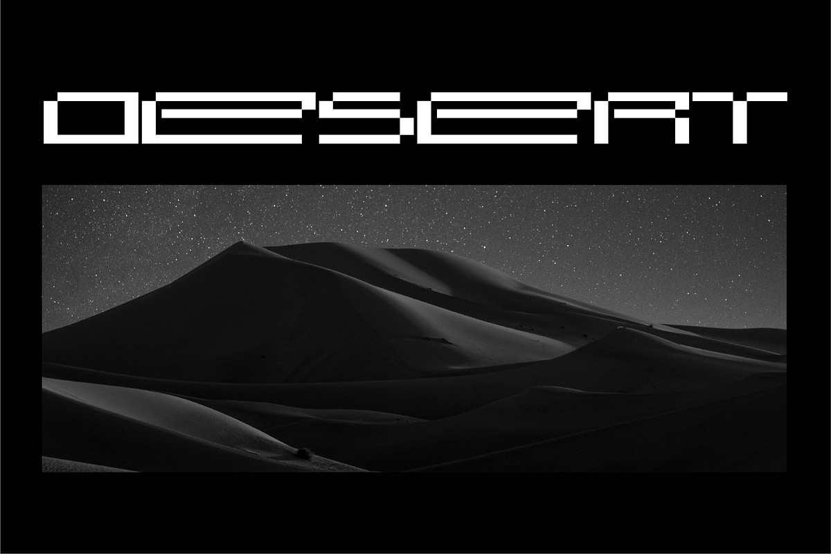 Exhociz - Futuristic Display Font, a Sans Serif Font by Typeagle (Photo 8 of 12)