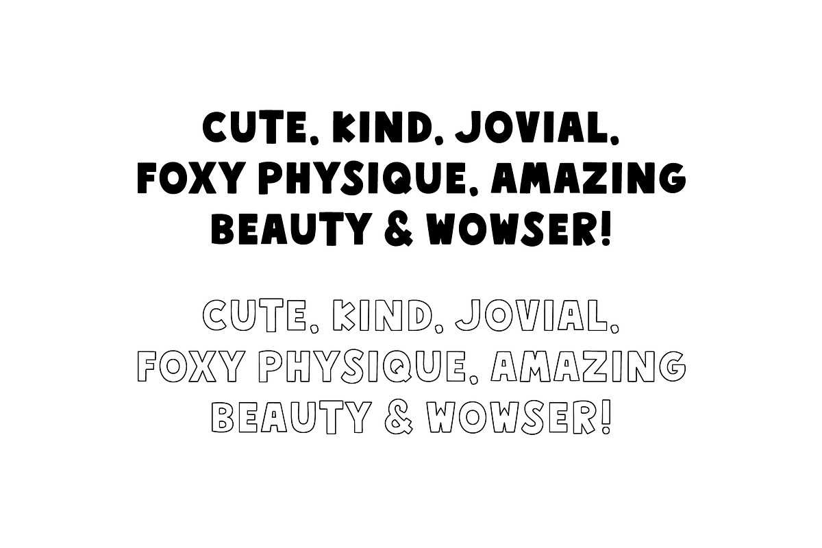 Sunny Days Font Duo, a Sans Serif Font by Miss Tiina (Photo 4 of 5)