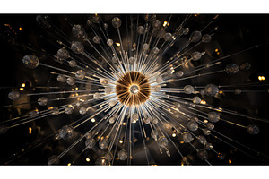 intricate starburst shape ai, a Technology Photo by pikepicture