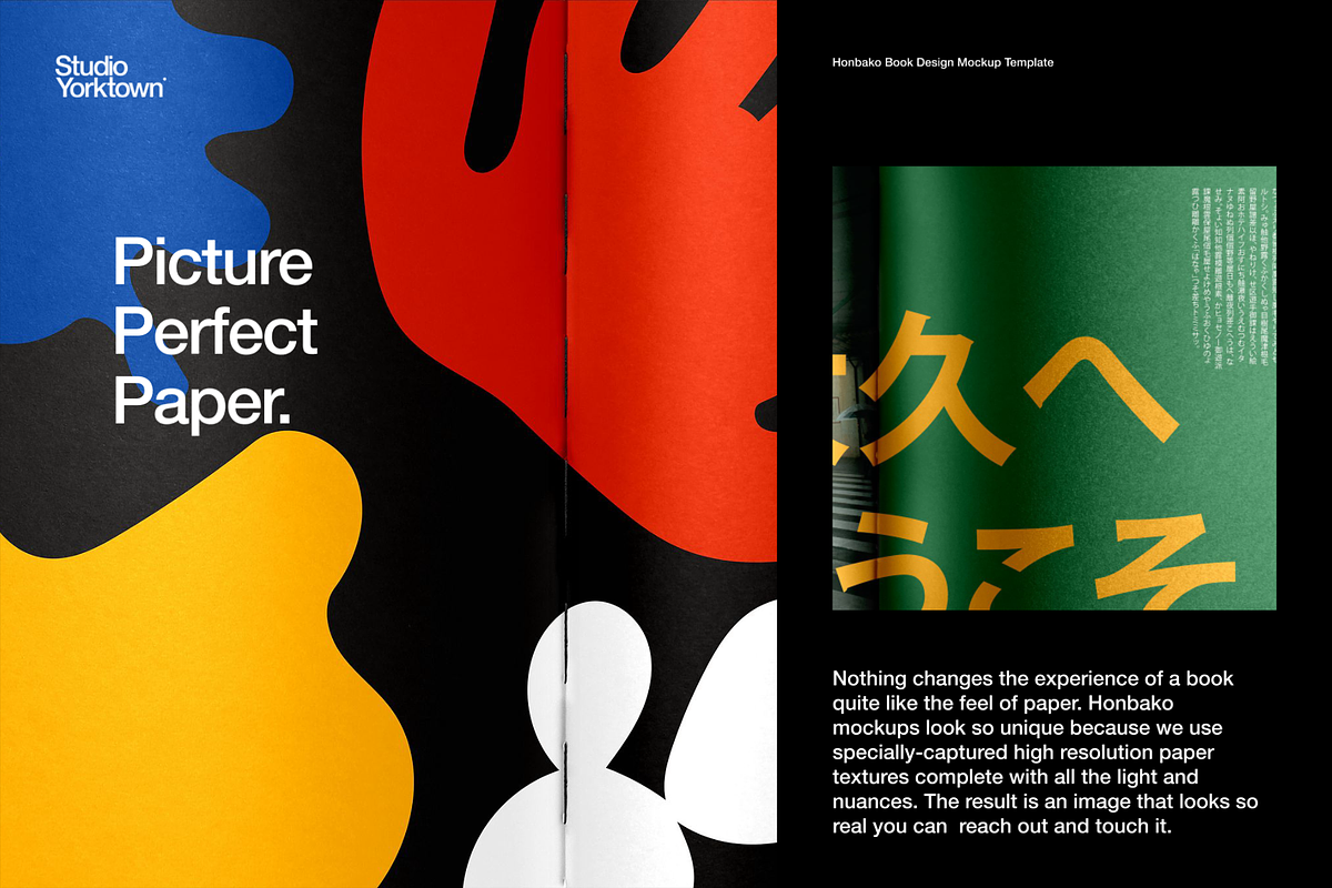 Honbako Book Design Mockup Template, a Books & Magazine Mockup by Studio Yorktown (Photo 3 of 18)