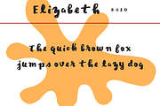 Elizabeth Bold Font, a Script Font by ElizabethJournals (Thumbnail 2 of 2)