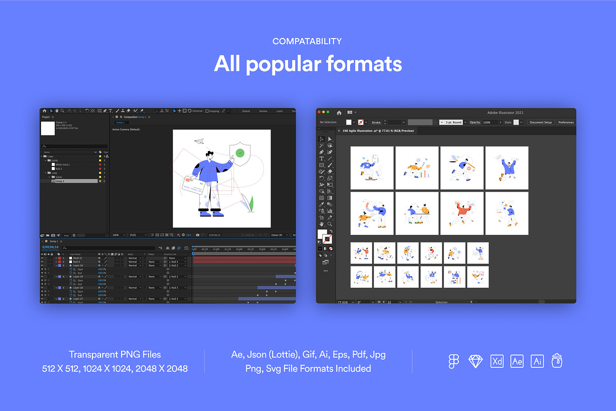 198 Agile Animated Illustrations, an Education Illustration by Vectors Market (Photo 6 of 11)