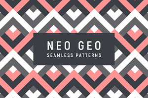 Seamless Pattern Geometric Vector