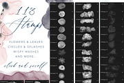 Inky Ethereal Procreate Stamps, a Brush Add-On by AJ Brushes (Thumbnail 6 of 7)