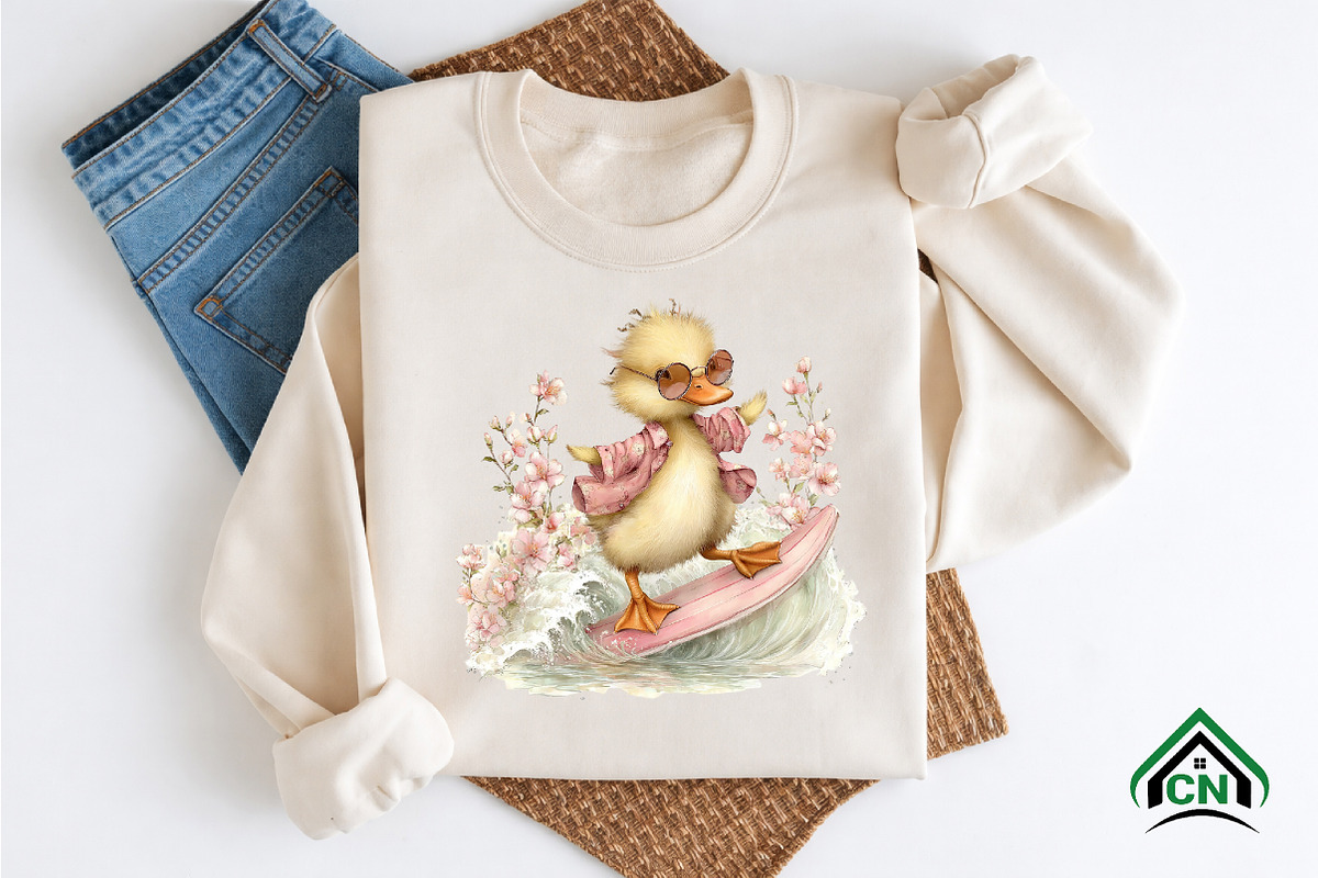 Summer Funny Ducklings Clipart, an Illustration by Craft Nest (Photo 8 of 12)