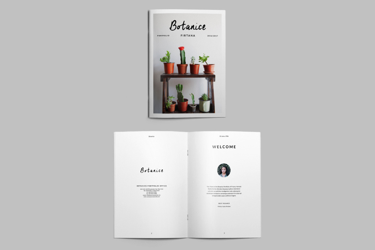 Botanice Portfolio, a Brochure Template by Firtana (Photo 5 of 14)