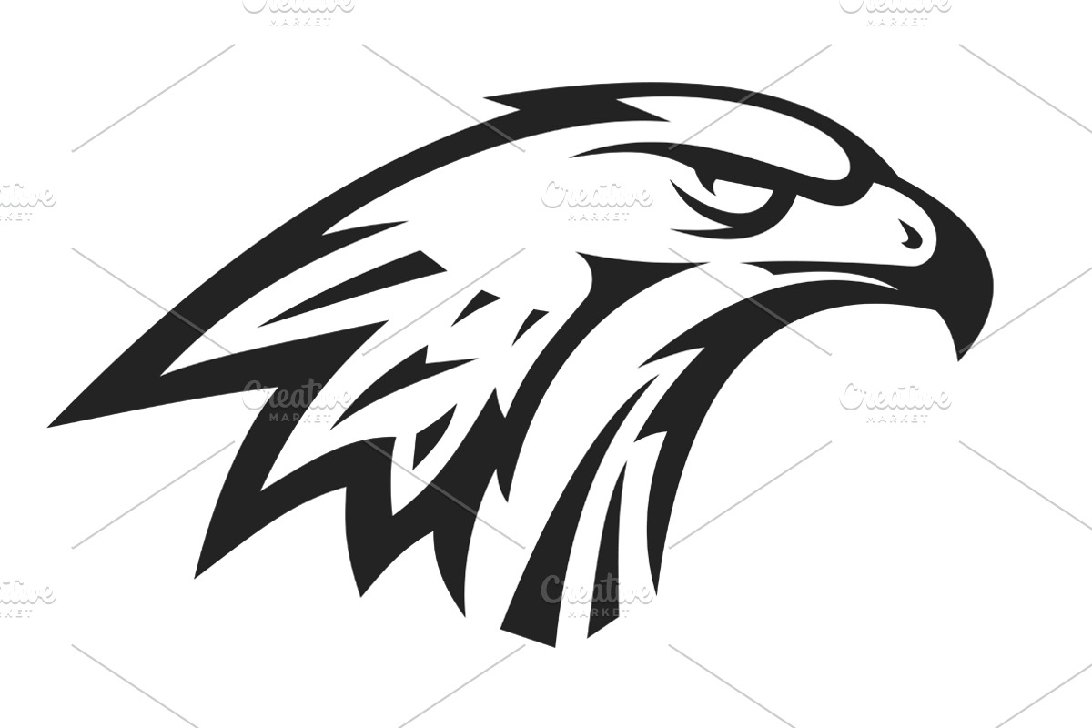 Silhouette of eagle head, an Object Graphic by CGterminal (Photo 2 of 4)