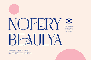 Mahena Modern Serif Font