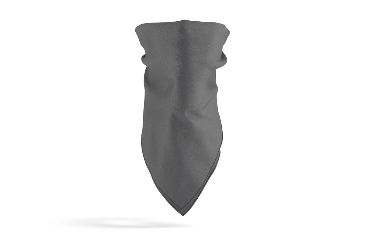 Black Face Wrap Bandana 3D Model, an Object 3D Model by rebrandy (Photo 2 of 9)