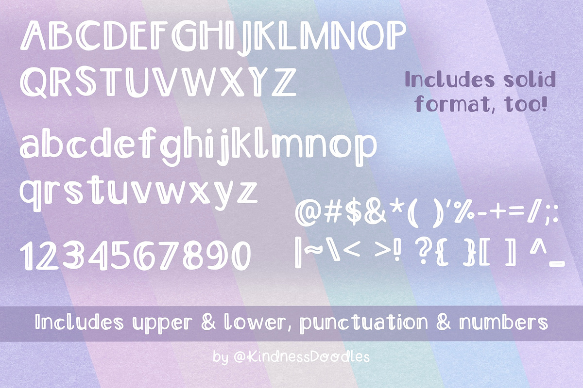 Sketchside Block, a Script Font by KindnessDoodles (Photo 2 of 2)