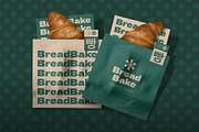 Bakery Paper Bag Mockup, a Packaging Mockup by skybluecreative (Thumbnail 4 of 5)