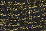 Nefaryth | Tattoo Font, a Script Font by Denustudios (Thumbnail 9 of 14)