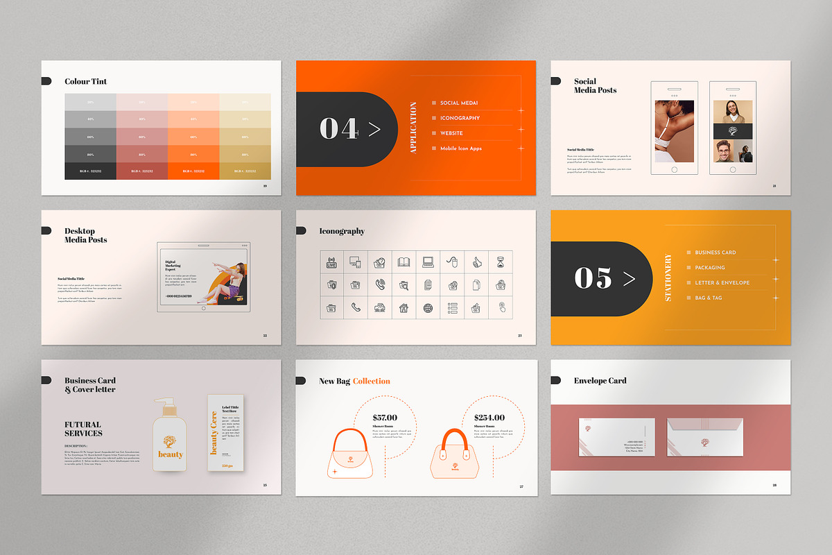 brand guideline Template preview 5