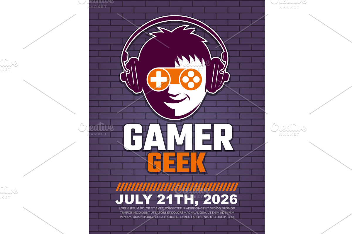 Gaming zone placard. gamer in, a Sport Illustration by Onyx