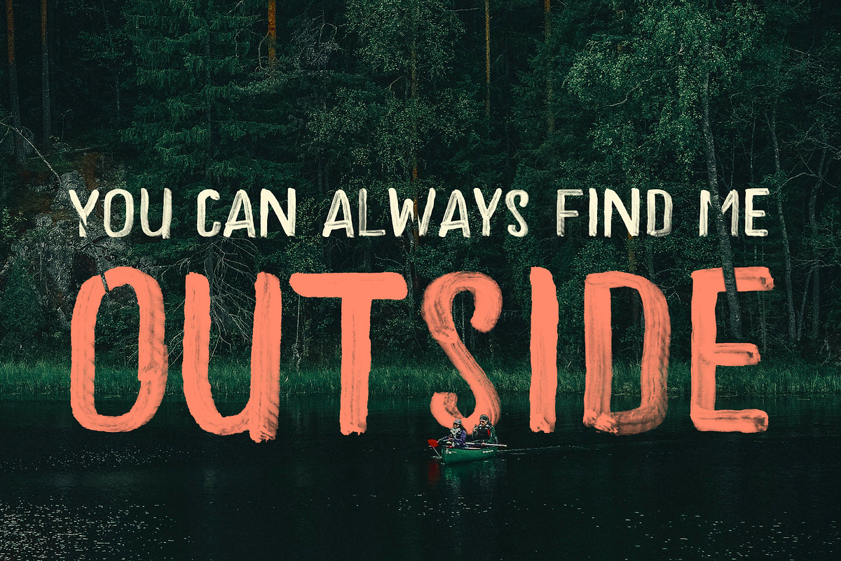 Traverse - Hand Drawn Font SVG + OTF, a Font by Surplus Type Co (Photo 7 of 7)