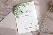 Save the Date Template Calendar Wedd, an Invitation Template by PawGraphic (Thumbnail 5 of 10)