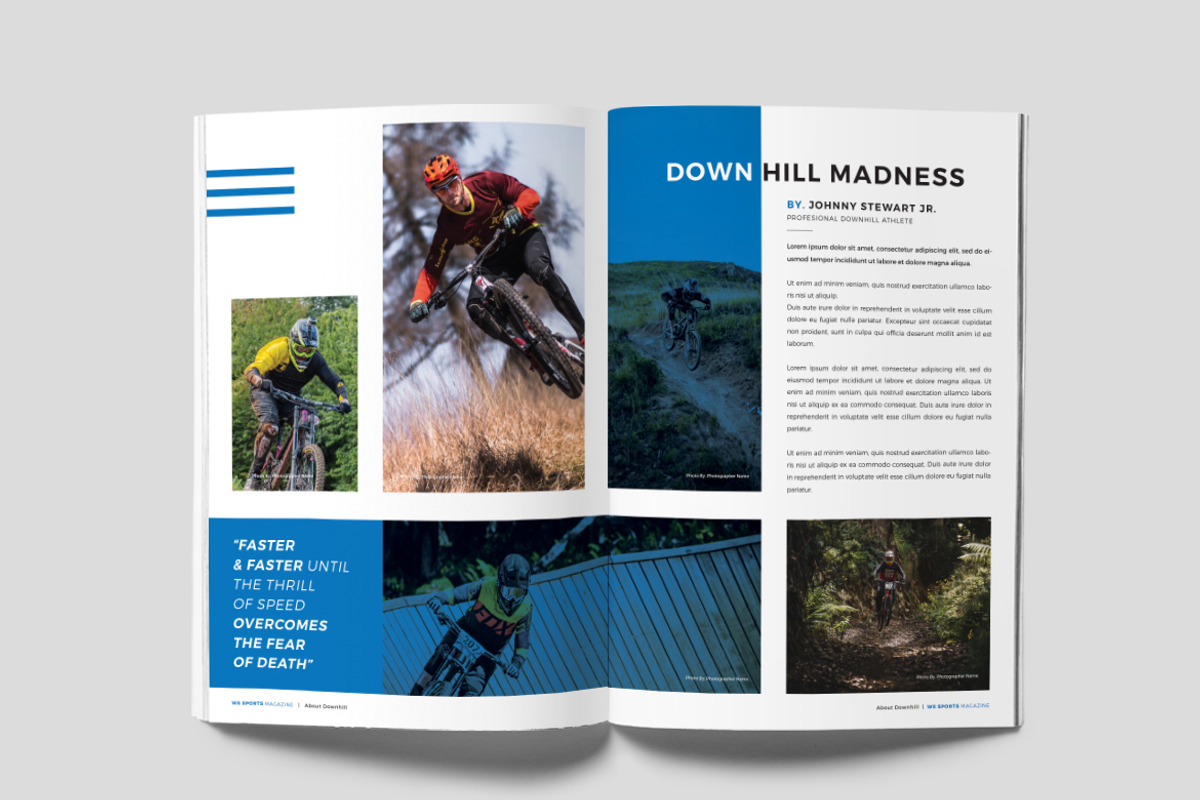 Sports Magazine, a Magazine Template by rubirubiko (Photo 5 of 8)