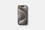 iPhone 15 Pro Mockup, an iPhone Mockup by graphicpages (Thumbnail 8 of 19)