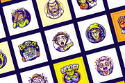Reaction Stickers Set, an Emoji Icon by Prosymbols (Thumbnail 6 of 9)