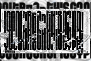 HS Monsnow - An Experimental Sans, a Sans Serif Font by Helipad Space (Thumbnail 12 of 16)